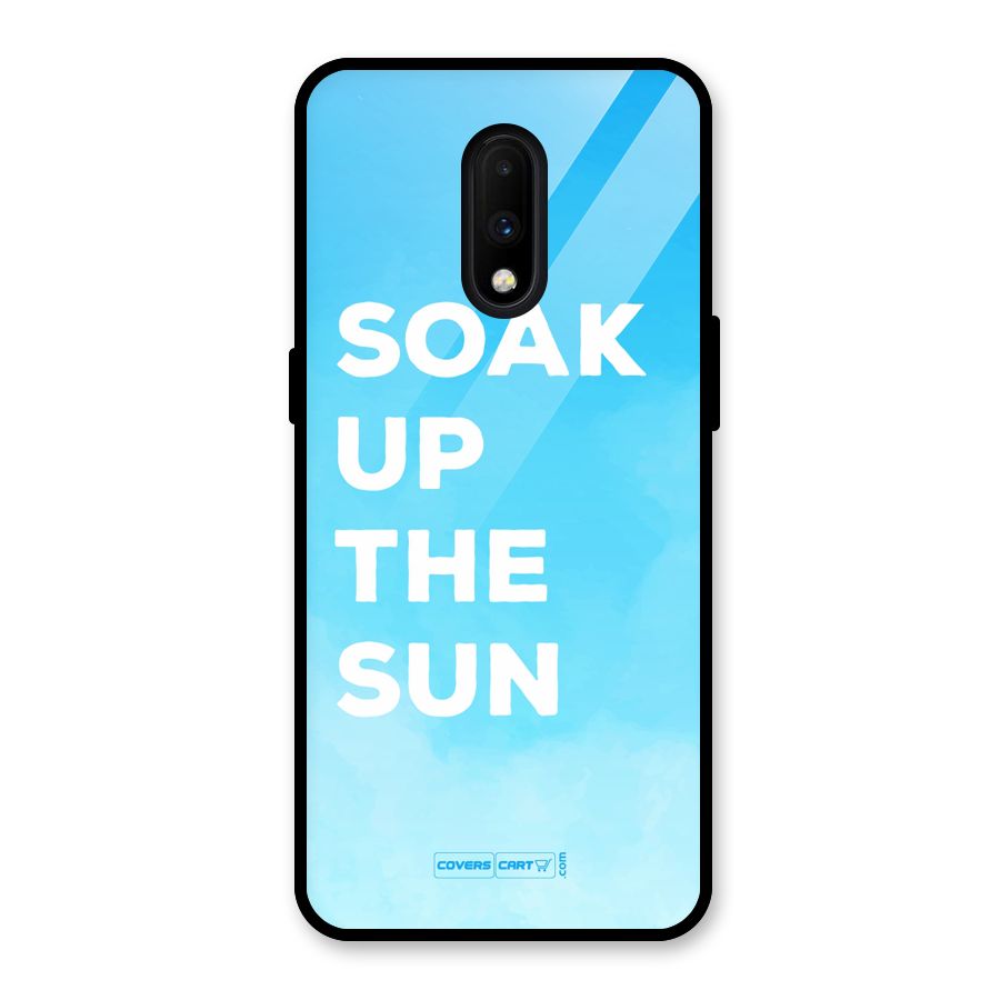 Soak Up The Sun Glass Back Case for OnePlus 7