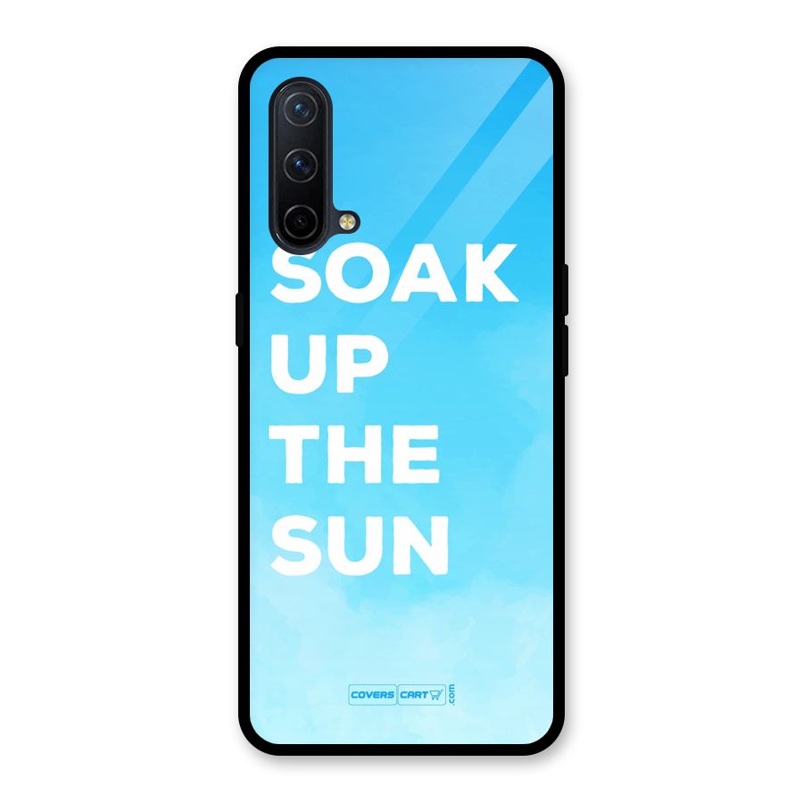 Soak Up The Sun Glass Back Case for OnePlus Nord CE 5G