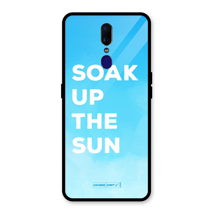 Soak Up The Sun Glass Back Case for Oppo F11