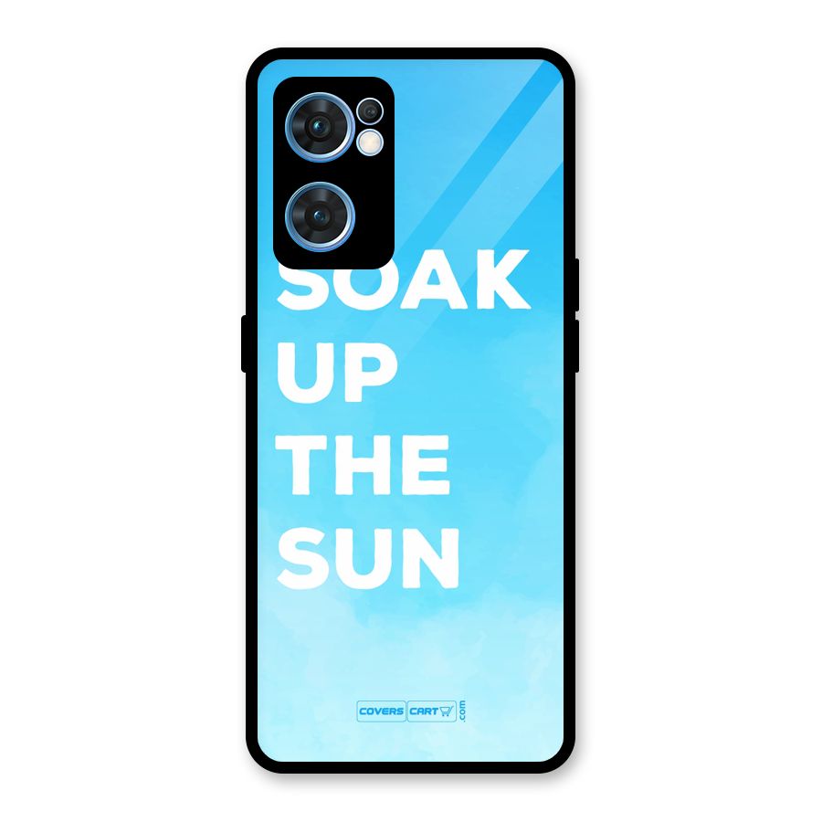 Soak Up The Sun Glass Back Case for Oppo Reno7 5G