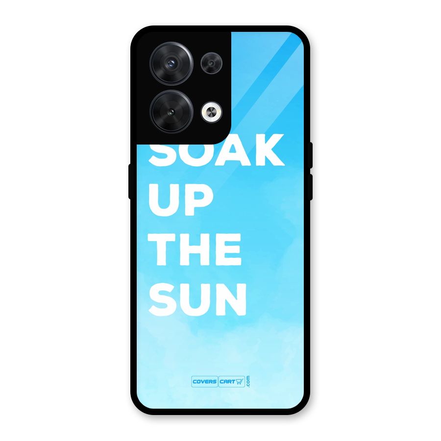 Soak Up The Sun Glass Back Case for Oppo Reno8 5G