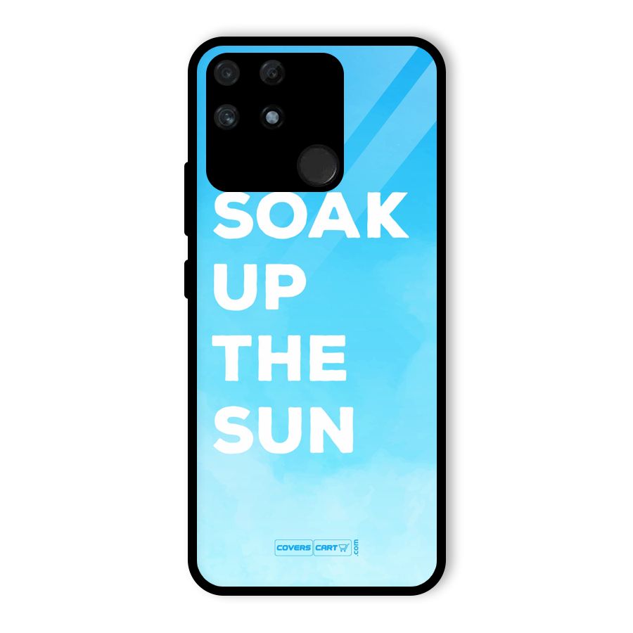 Soak Up The Sun Glass Back Case for Realme Narzo 50A