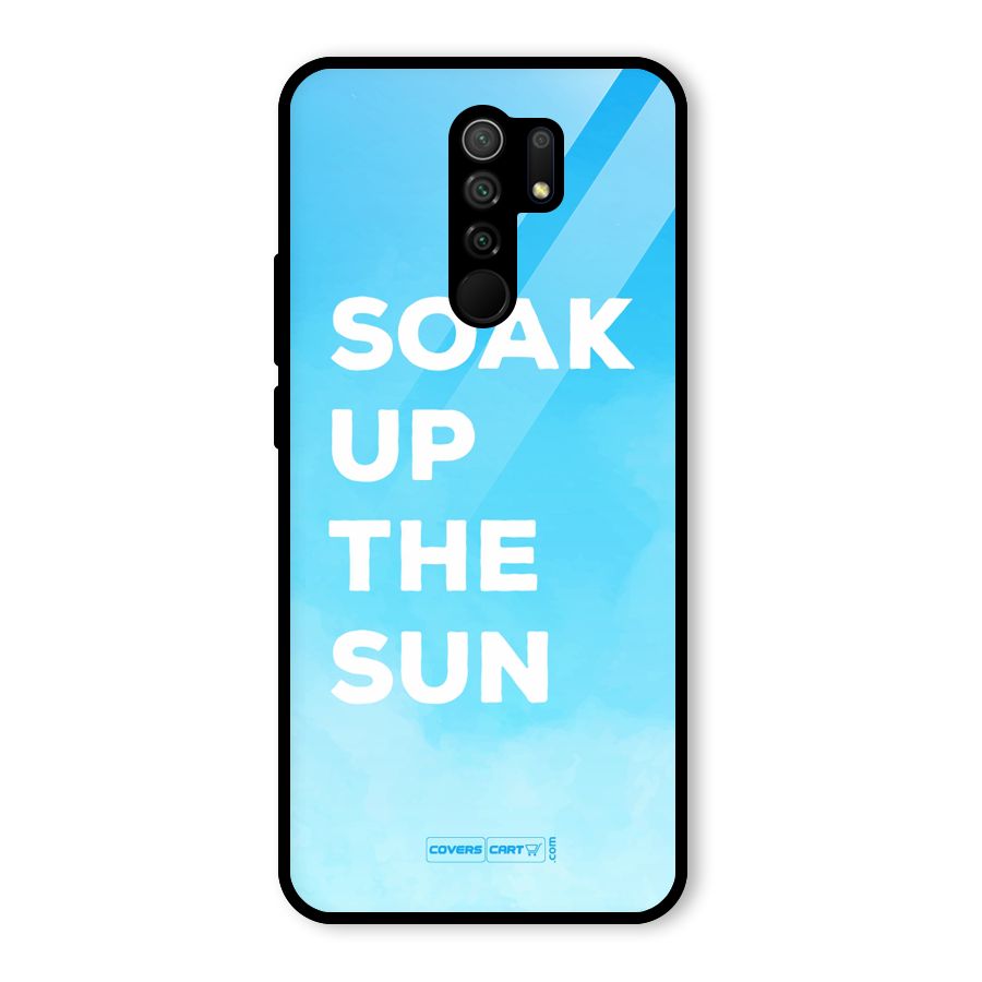 Soak Up The Sun Glass Back Case for Redmi 9 Prime