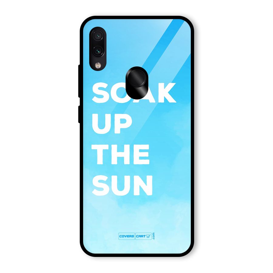 Soak Up The Sun Glass Back Case for Redmi Note 7S