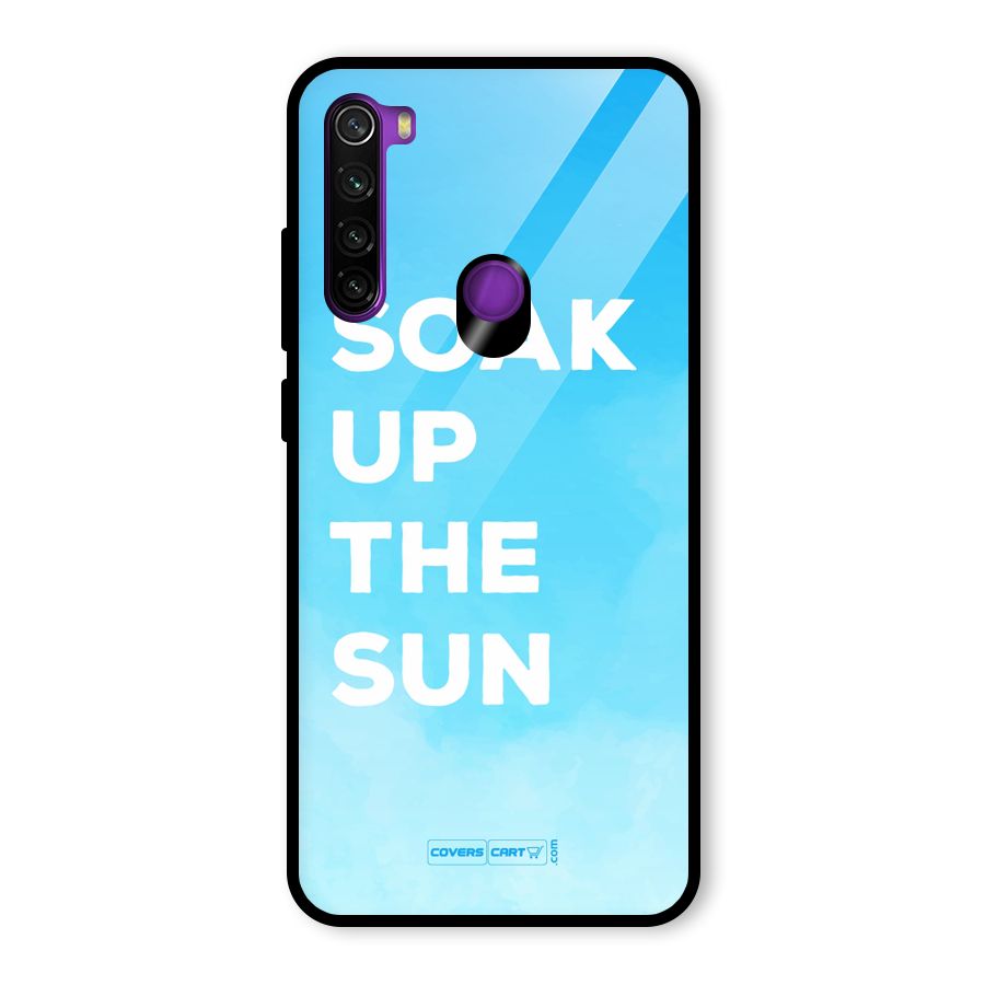 Soak Up The Sun Glass Back Case for Redmi Note 8