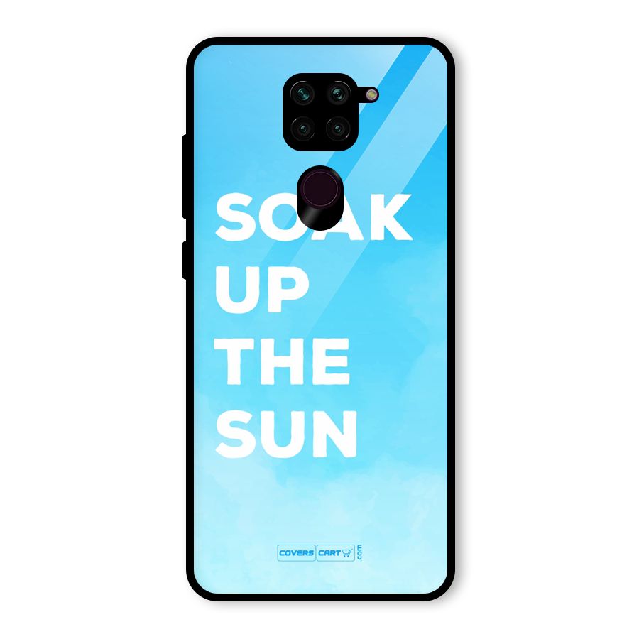 Soak Up The Sun Glass Back Case for Redmi Note 9