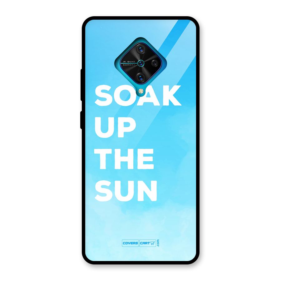 Soak Up The Sun Glass Back Case for Vivo S1 Pro