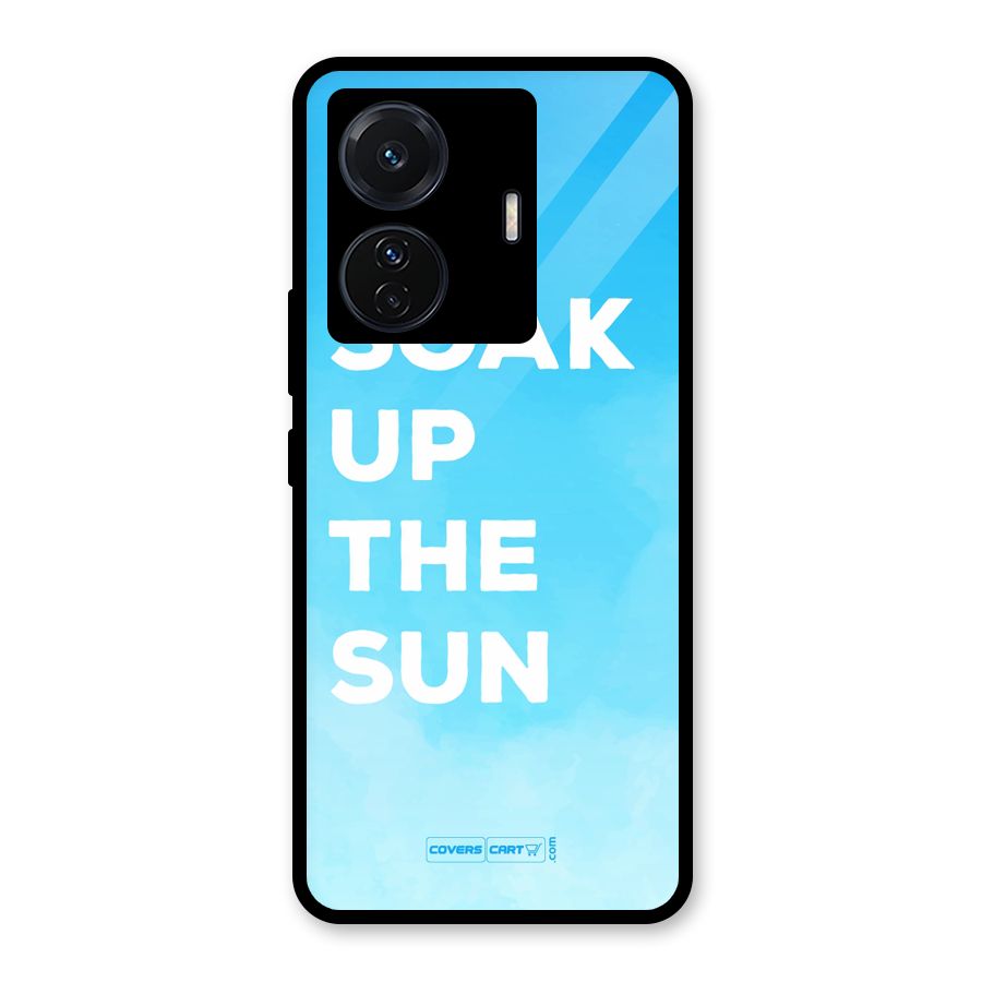 Soak Up The Sun Glass Back Case for Vivo T1 Pro
