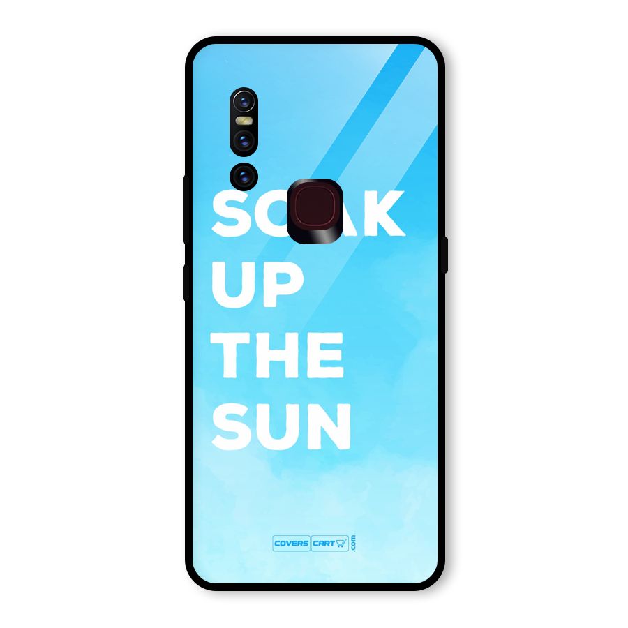 Soak Up The Sun Glass Back Case for Vivo V15
