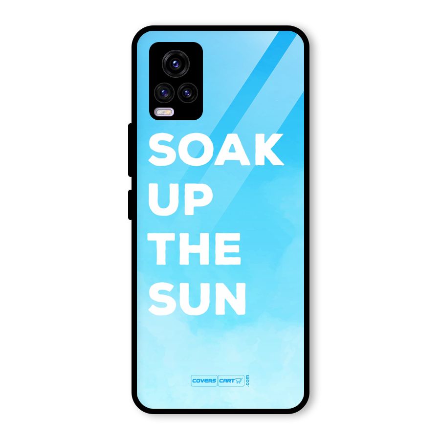 Soak Up The Sun Glass Back Case for Vivo V20