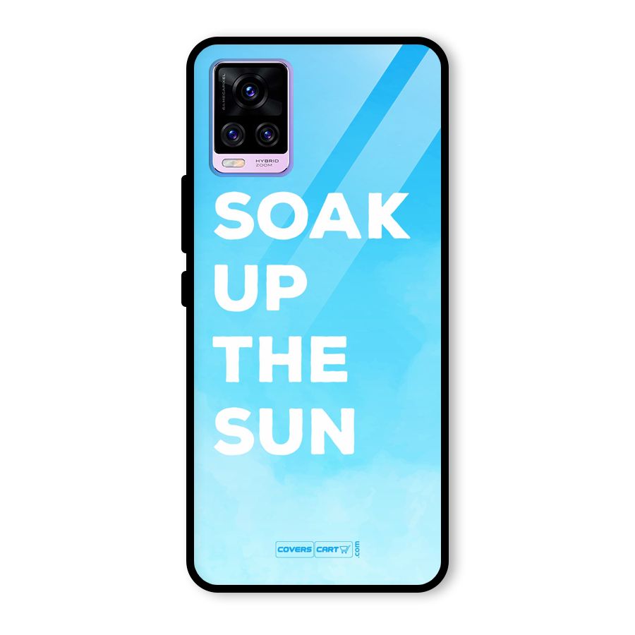 Soak Up The Sun Glass Back Case for Vivo V20 Pro