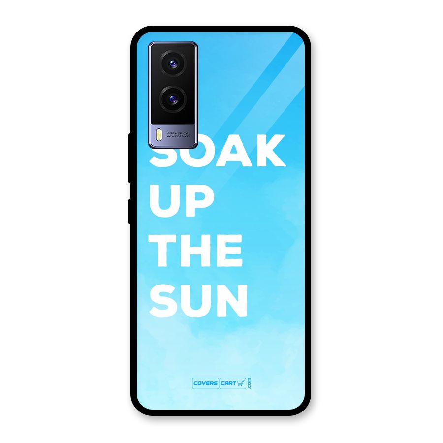 Soak Up The Sun Glass Back Case for Vivo V21e 5G