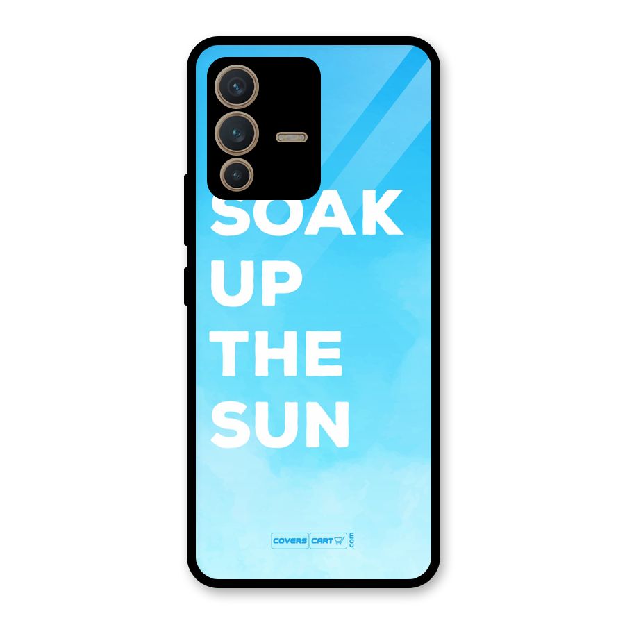 Soak Up The Sun Glass Back Case for Vivo V23 5G