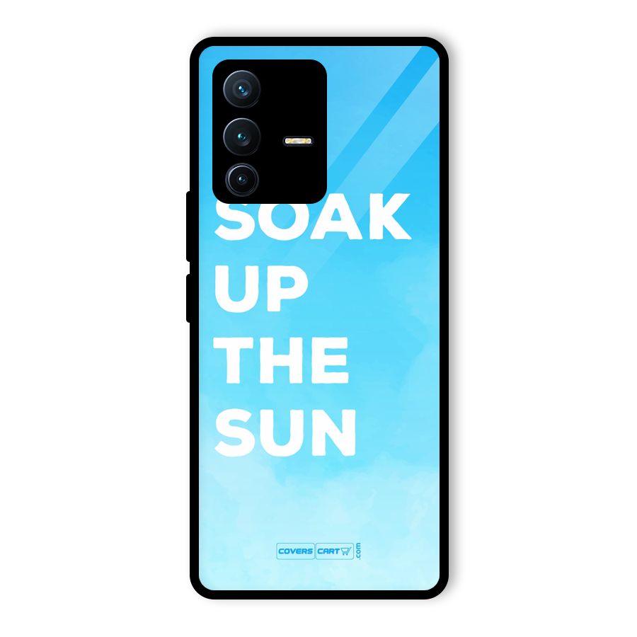 Soak Up The Sun Glass Back Case for Vivo V23 Pro