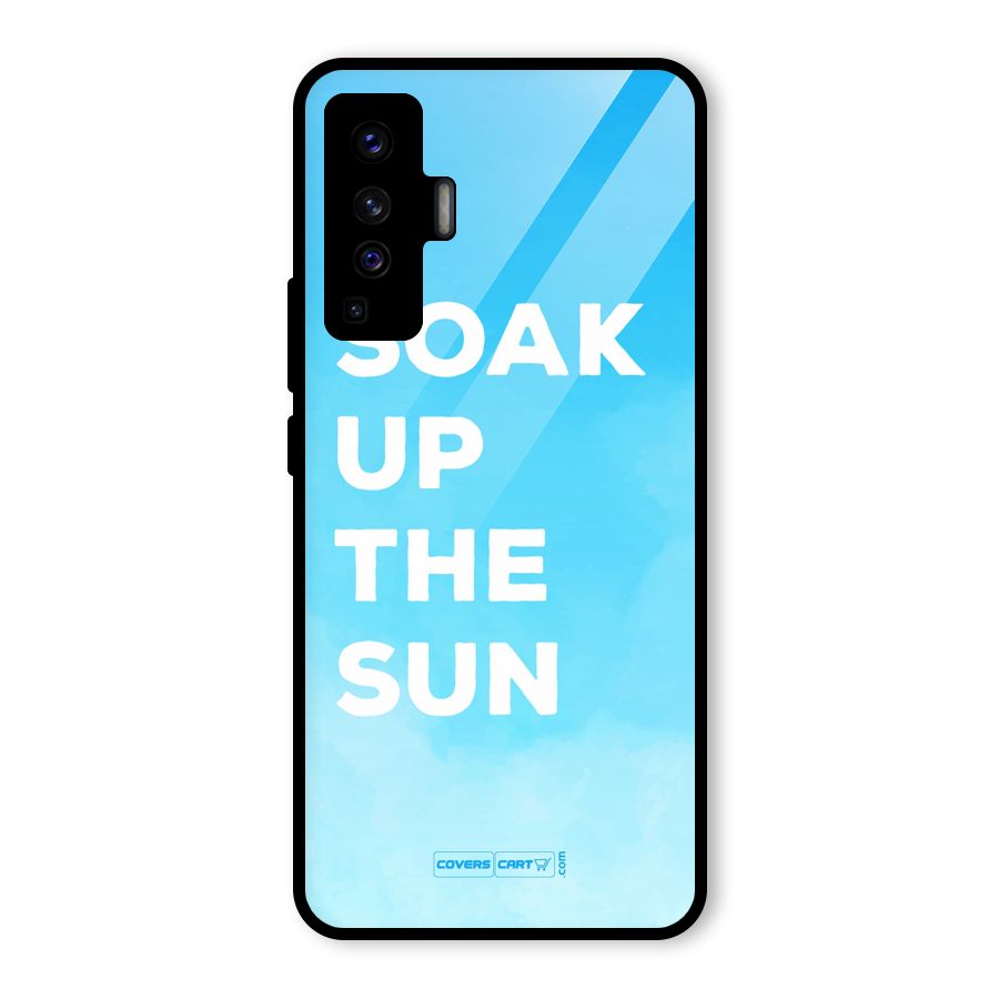 Soak Up The Sun Glass Back Case for Vivo X50
