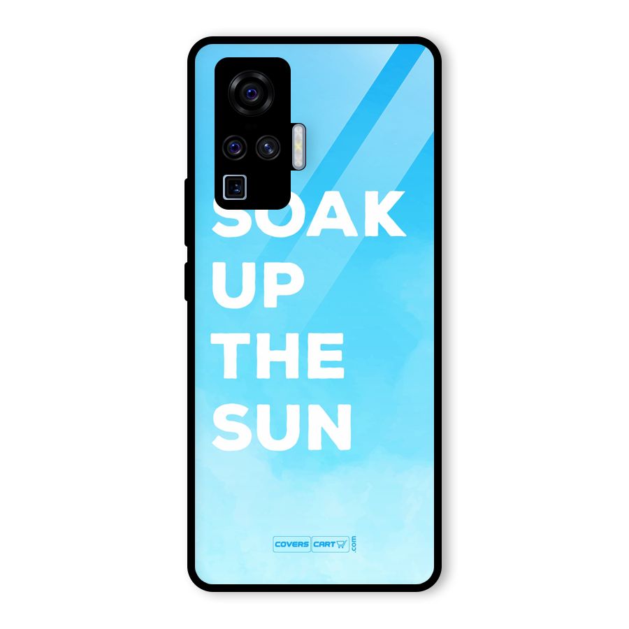 Soak Up The Sun Glass Back Case for Vivo X50 Pro