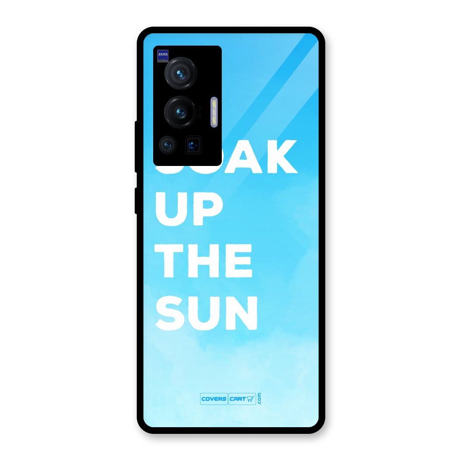 Soak Up The Sun Glass Back Case for Vivo X70 Pro