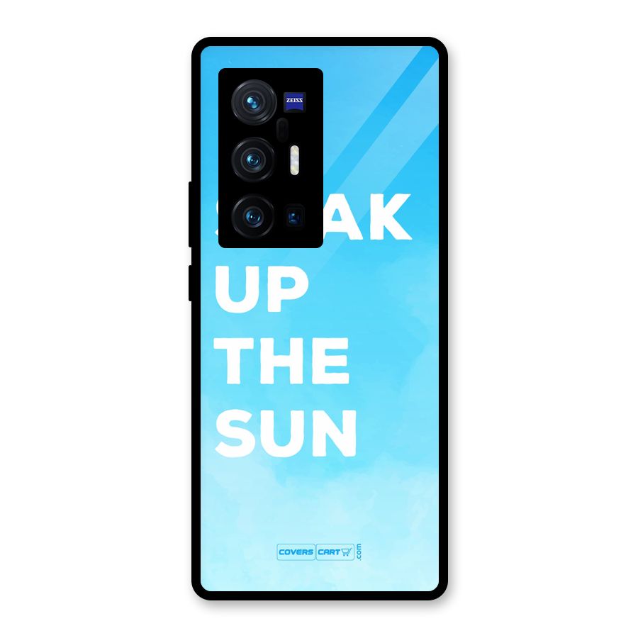 Soak Up The Sun Glass Back Case for Vivo X70 Pro Plus
