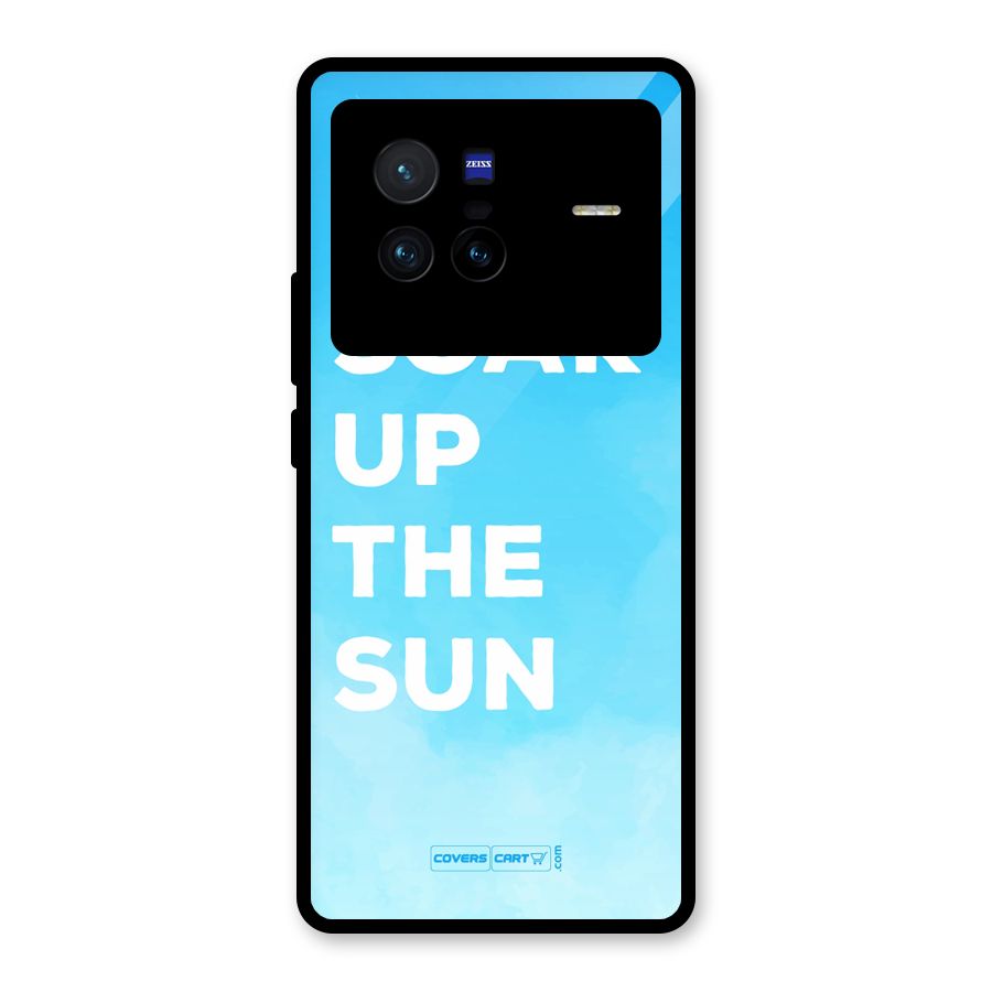 Soak Up The Sun Glass Back Case for Vivo X80