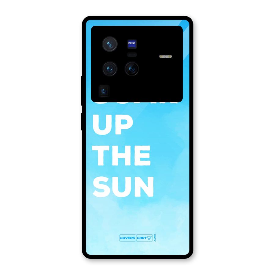 Soak Up The Sun Glass Back Case for Vivo X80 Pro