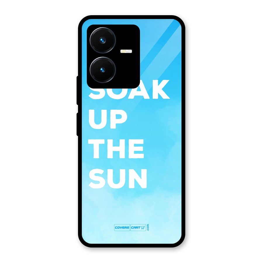 Soak Up The Sun Glass Back Case for Vivo Y22