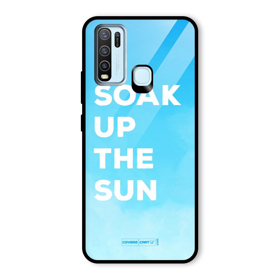 Soak Up The Sun Glass Back Case for Vivo Y50
