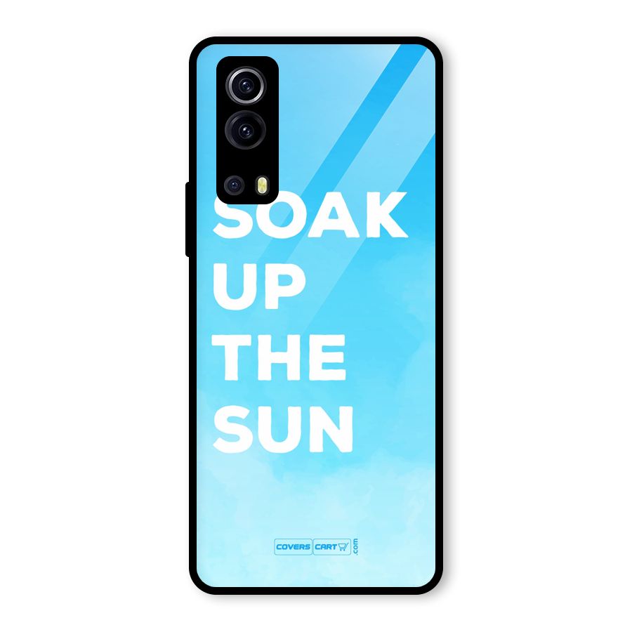 Soak Up The Sun Glass Back Case for Vivo iQOO Z3