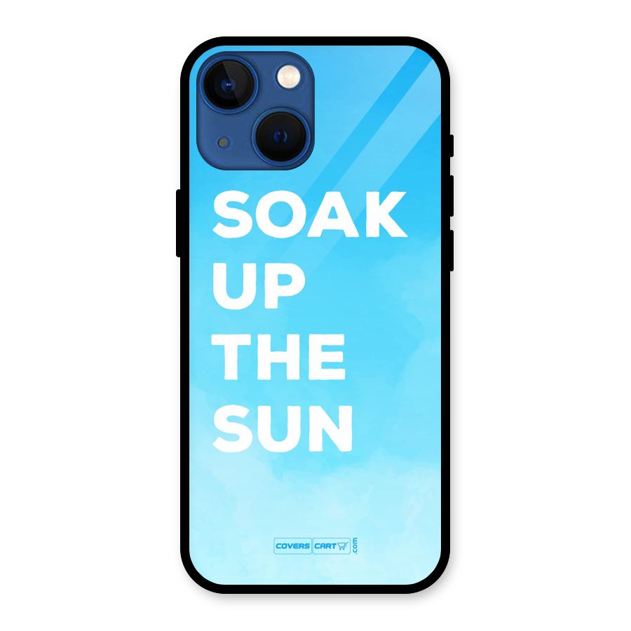 Soak Up The Sun Glass Back Case for iPhone 13 Mini