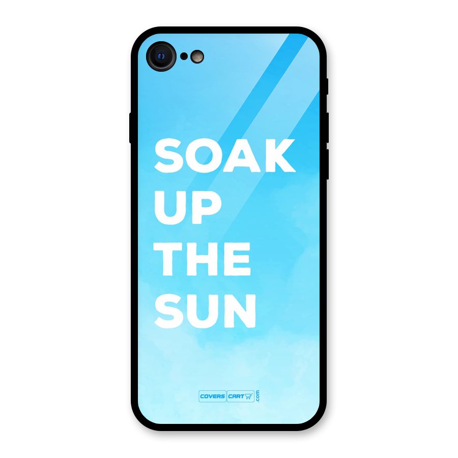 Soak Up The Sun Glass Back Case for iPhone SE 2022