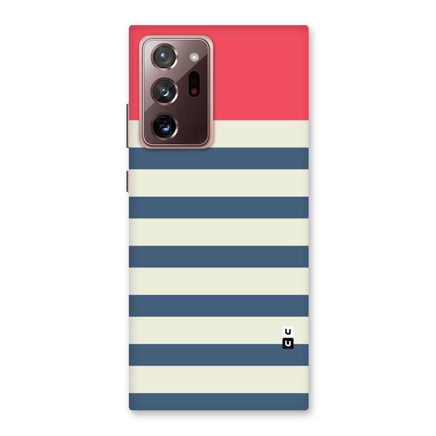 Solid Orange And Stripes Back Case for Galaxy Note 20 Ultra