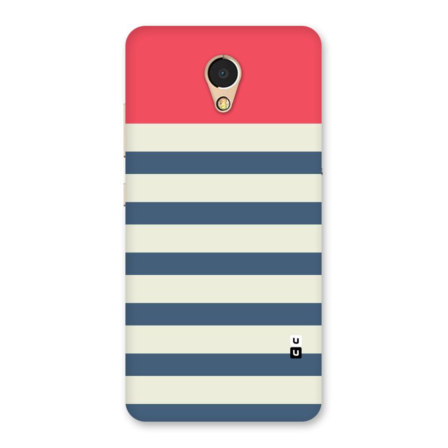Solid Orange And Stripes Back Case for Lenovo P2