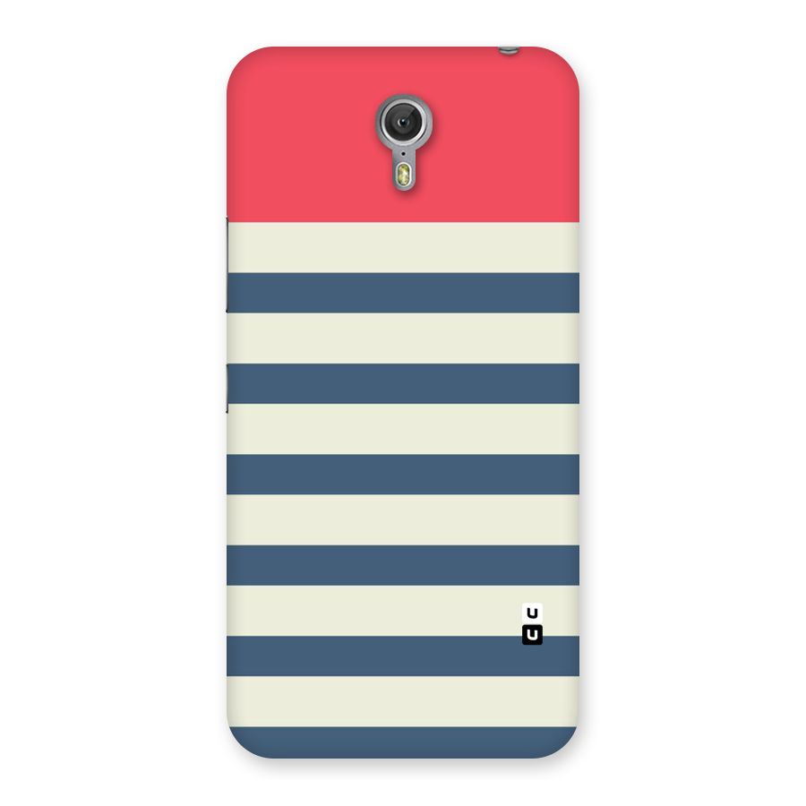 Solid Orange And Stripes Back Case for Zuk Z1