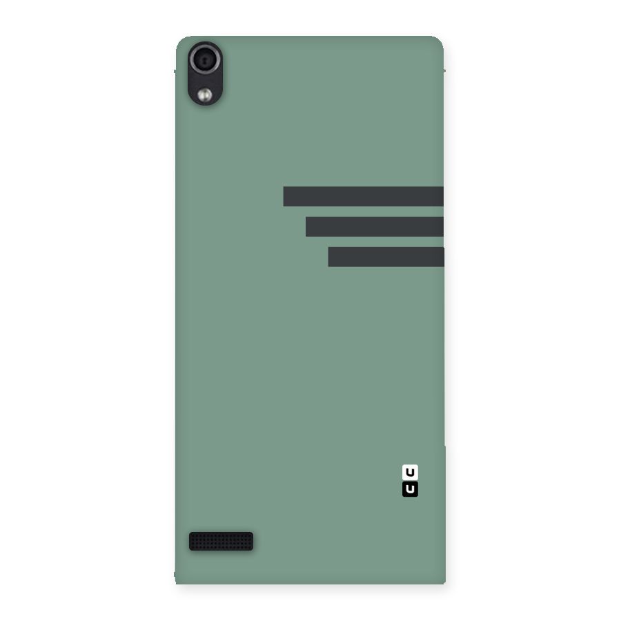 Solid Sports Stripe Back Case for Ascend P6