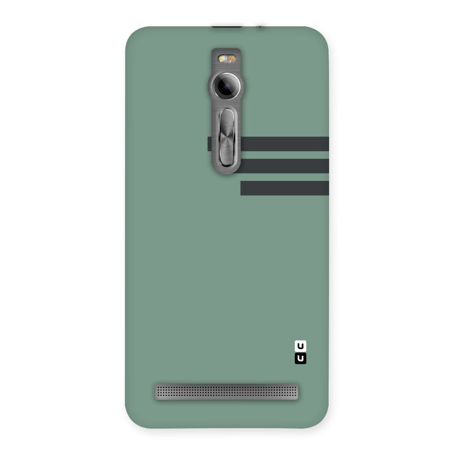 Solid Sports Stripe Back Case for Asus Zenfone 2