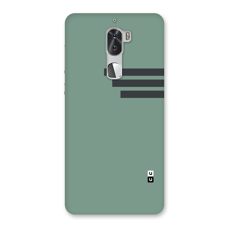 Solid Sports Stripe Back Case for Coolpad Cool 1