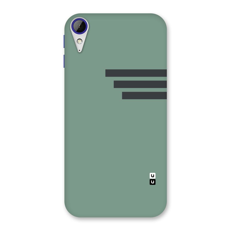 Solid Sports Stripe Back Case for Desire 830