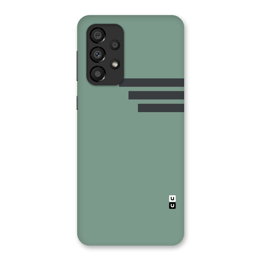 Solid Sports Stripe Back Case for Galaxy A33 5G
