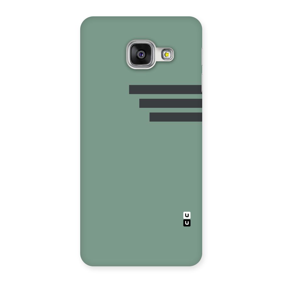 Solid Sports Stripe Back Case for Galaxy A3 2016