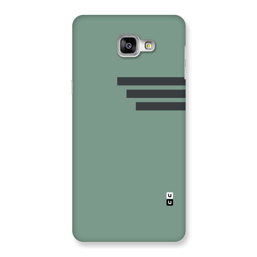 Solid Sports Stripe Back Case for Galaxy A9