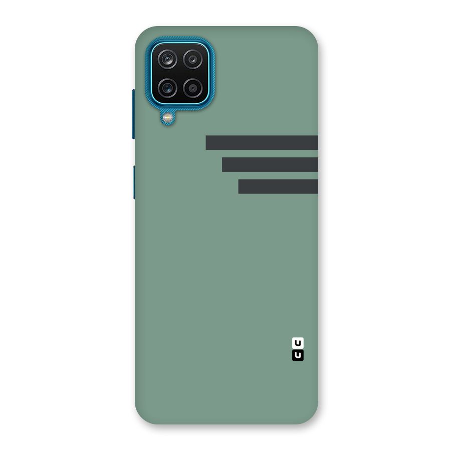 Solid Sports Stripe Back Case for Galaxy F12