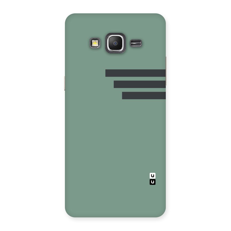 Solid Sports Stripe Back Case for Galaxy Grand Prime
