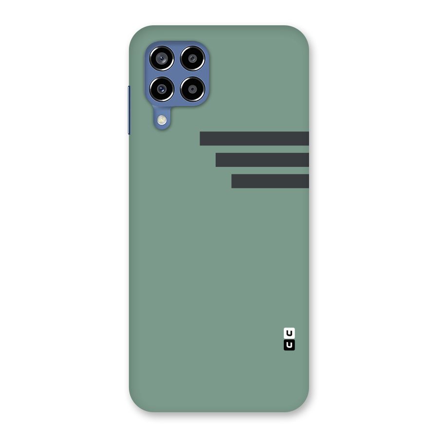 Solid Sports Stripe Back Case for Galaxy M53 5G