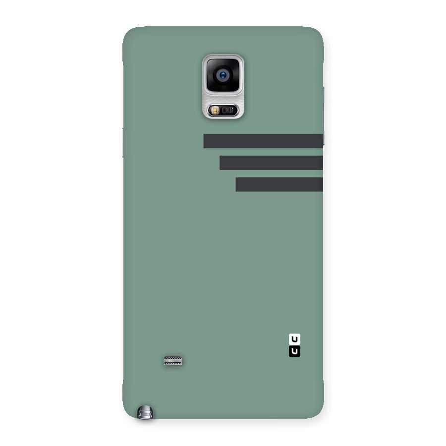Solid Sports Stripe Back Case for Galaxy Note 4