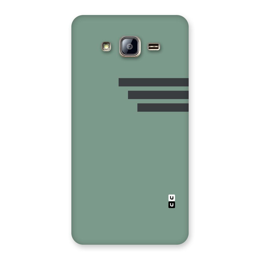 Solid Sports Stripe Back Case for Galaxy On5