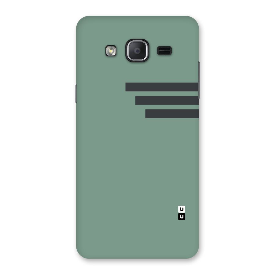 Solid Sports Stripe Back Case for Galaxy On7 2015