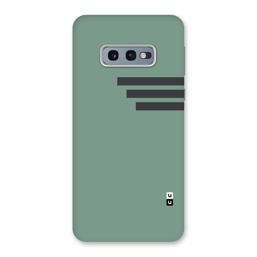 Solid Sports Stripe Back Case for Galaxy S10e