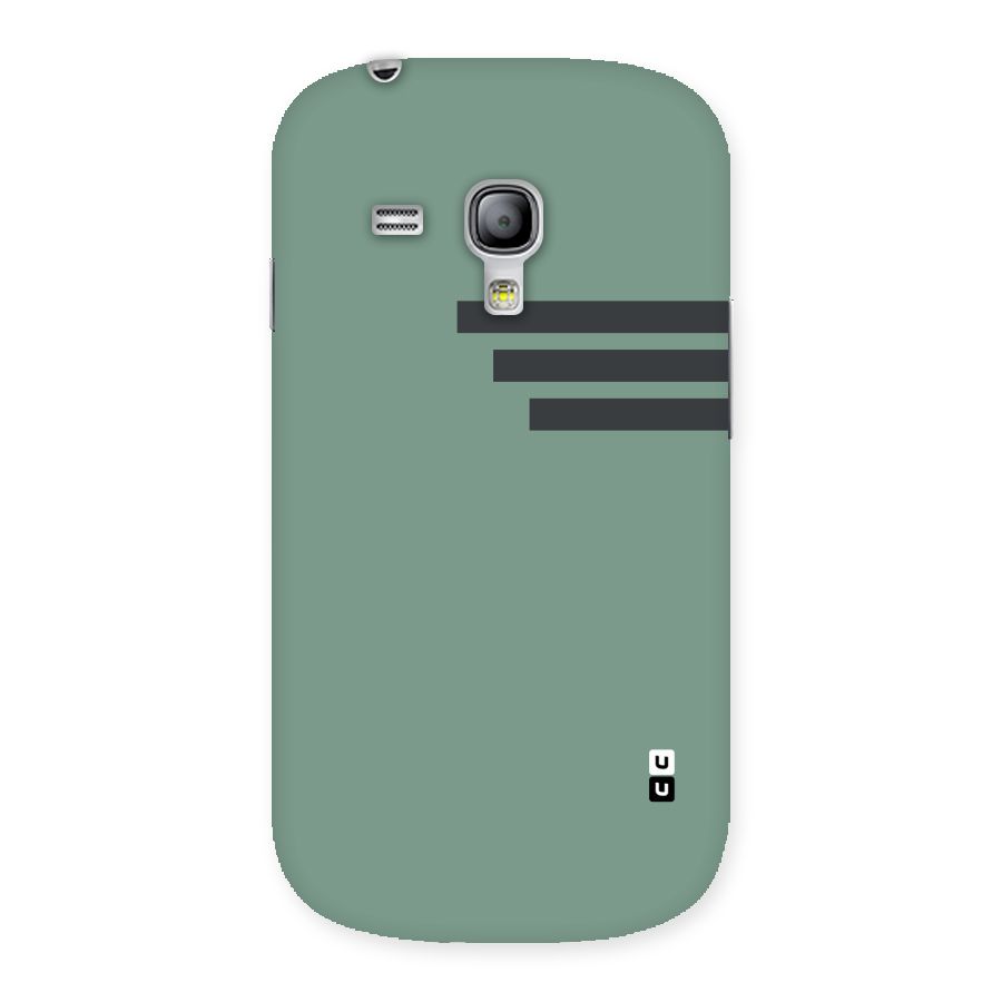 Solid Sports Stripe Back Case for Galaxy S3 Mini