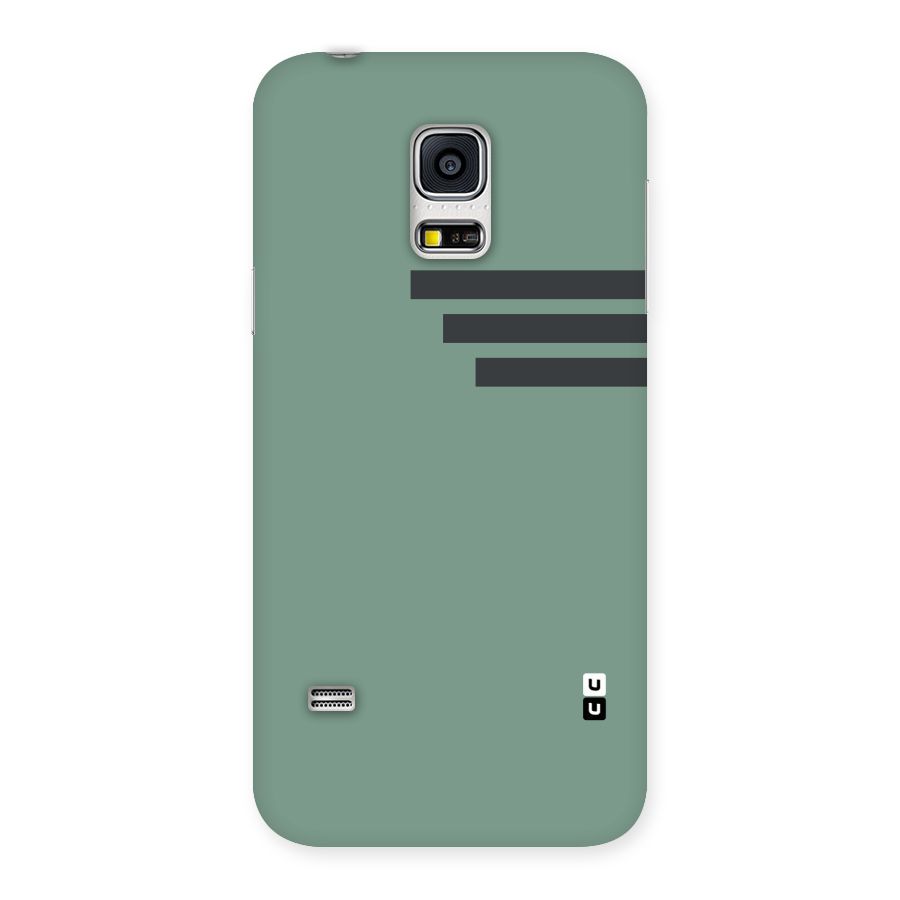 Solid Sports Stripe Back Case for Galaxy S5 Mini