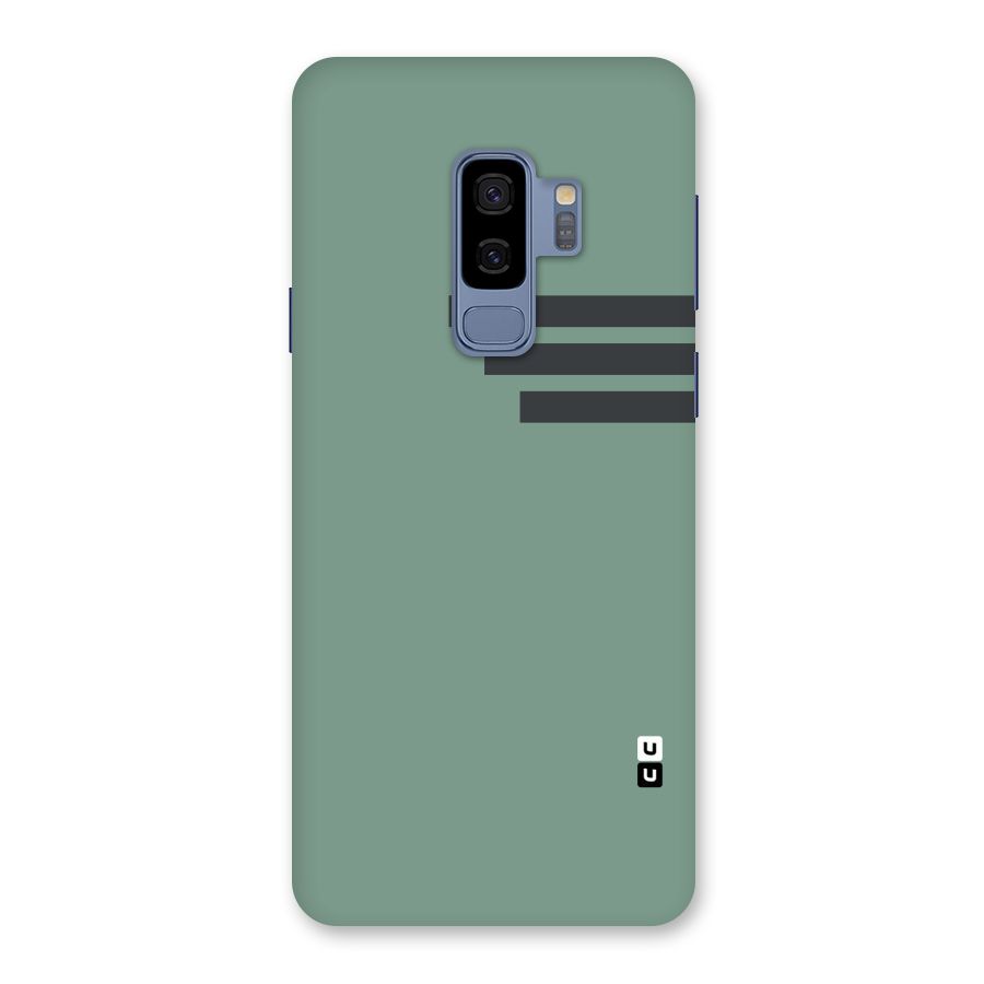 Solid Sports Stripe Back Case for Galaxy S9 Plus