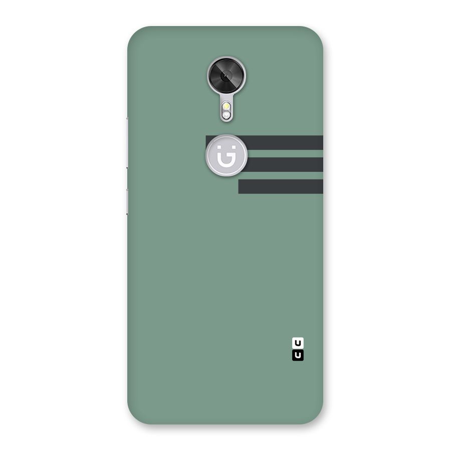 Solid Sports Stripe Back Case for Gionee A1